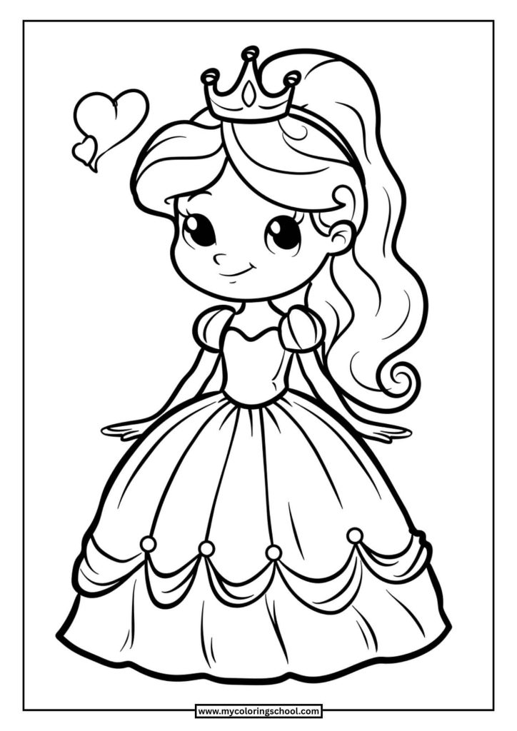Princess Coloring Pages Free
