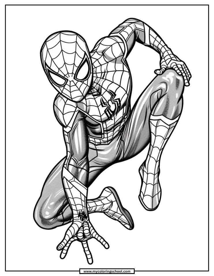 Spider-Man Coloring Pages Printable