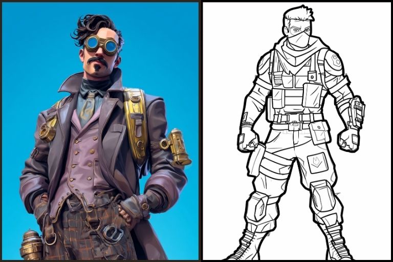 Fortnite Coloring Pages