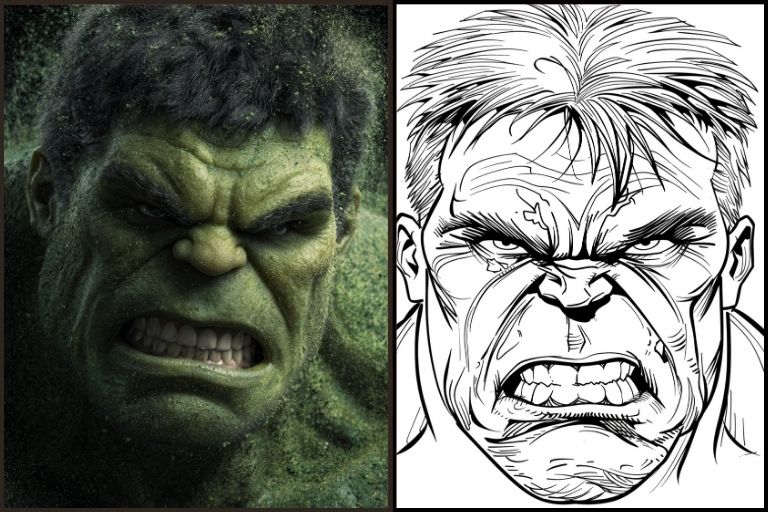 Hulk Coloring Pages