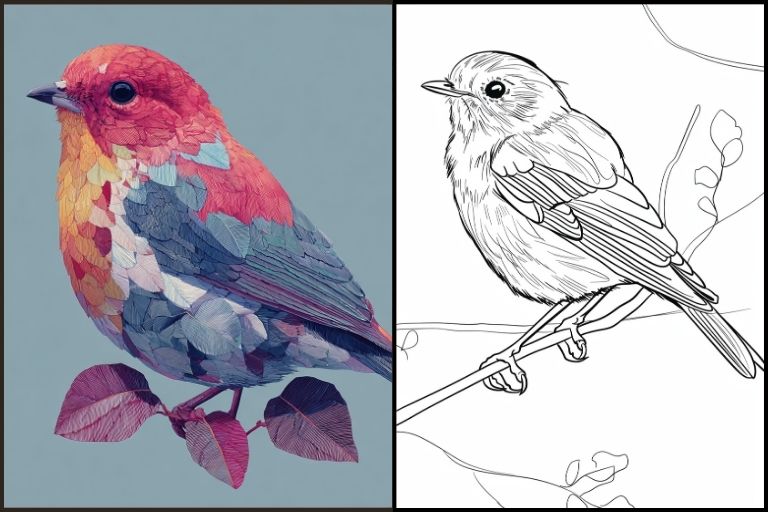 Bird Coloring Pages