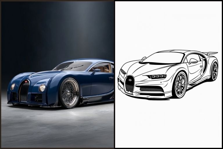 Bugatti Coloring Pages