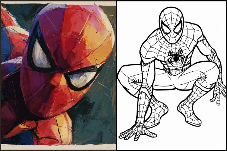 Spider-Man Coloring Pages