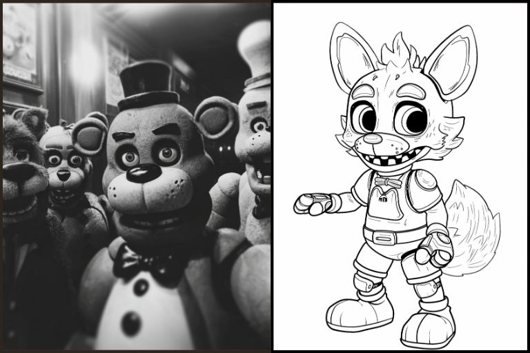 Five Nights at Freddy’s Coloring Pages