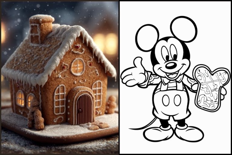 Gingerbread Coloring Pages