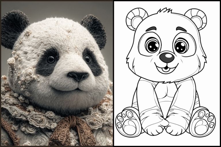 Panda Coloring Pages