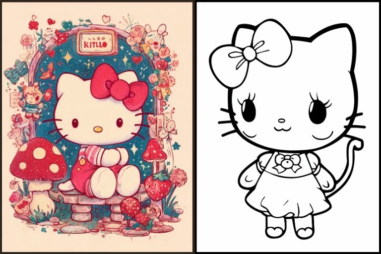 Sanrio Coloring Pages