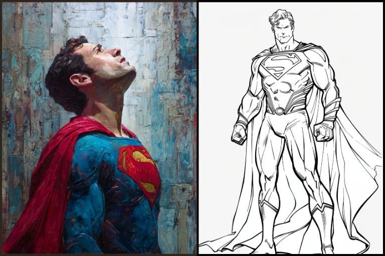 Superman Coloring Pages