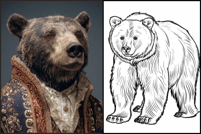 Bear Coloring Pages