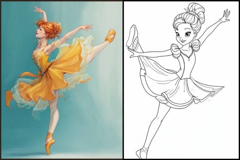 Ballerina Coloring Pages