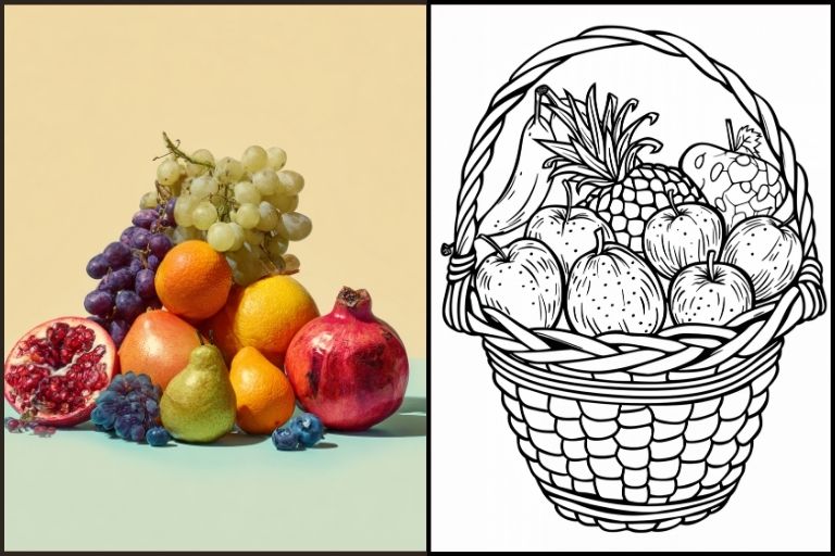 Fruit Coloring Pages