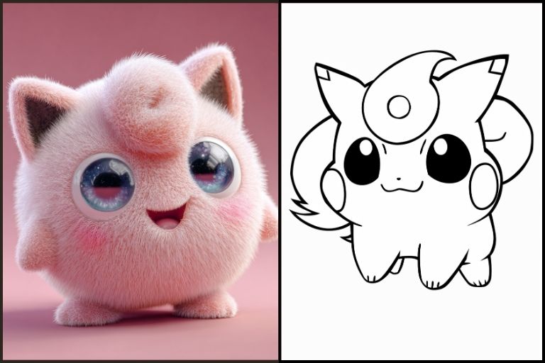 Jigglypuff Coloring Pages
