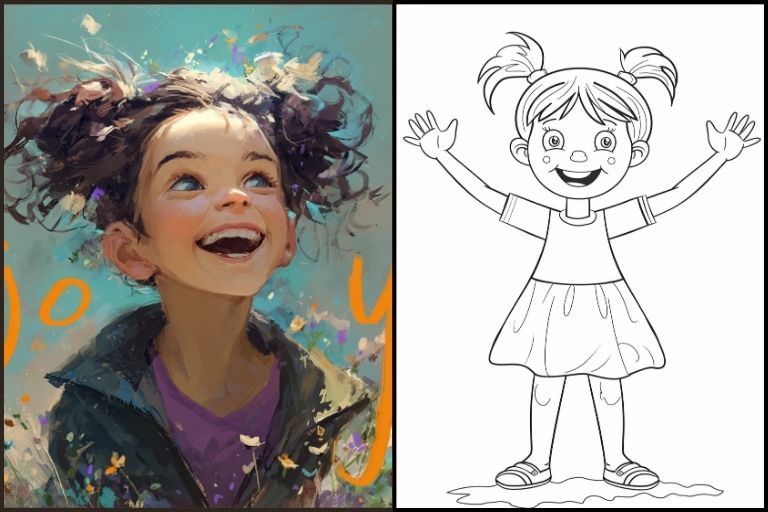 Joy Coloring Pages