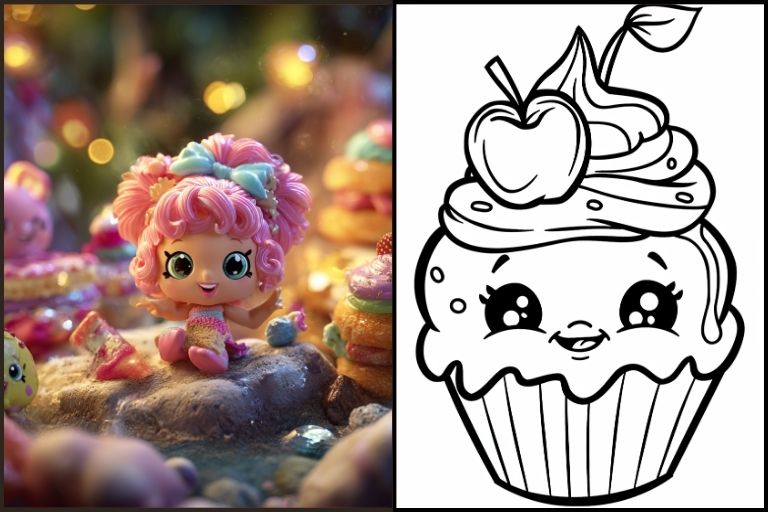 Shopkins Coloring Pages