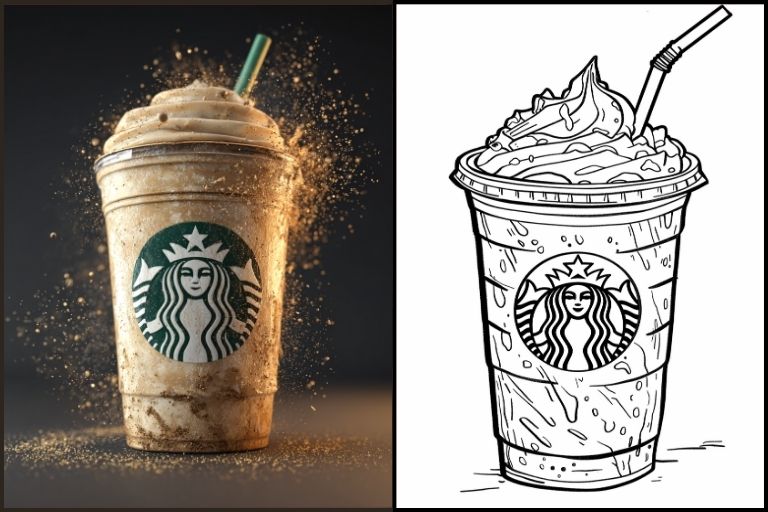 Starbucks Coloring Pages