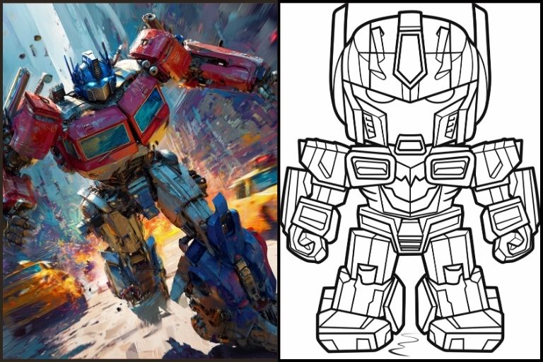 Transformers Coloring Pages