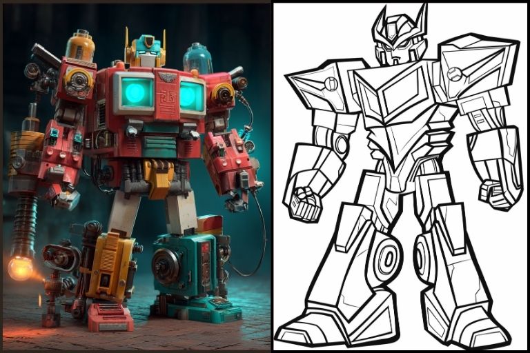 Transformers Coloring Pages